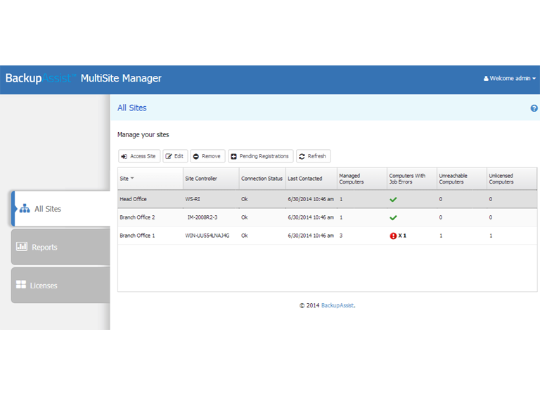 MultiSite Manager makes it easy to remotely deploy BackupAssist