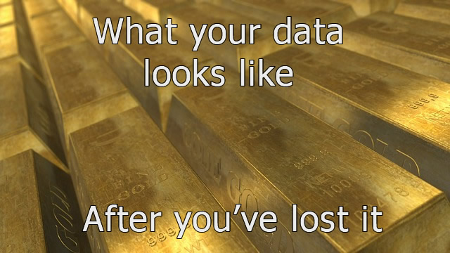 Business backup data loss
