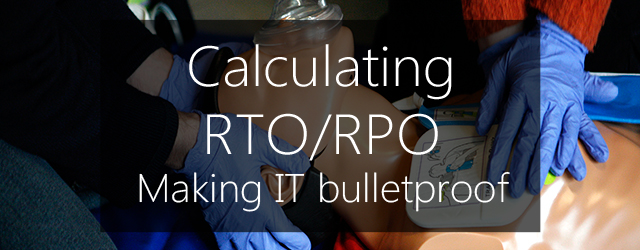 Calculating RTO/RPO