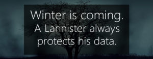 winter is coming - protecting data