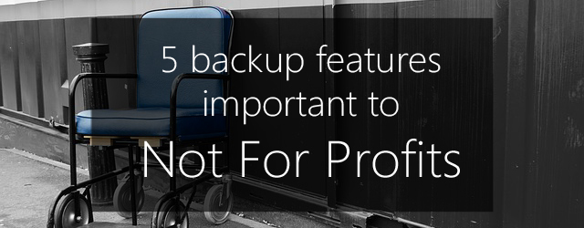 best backup solution for not for profits