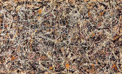 A Jackson Pollock painting.