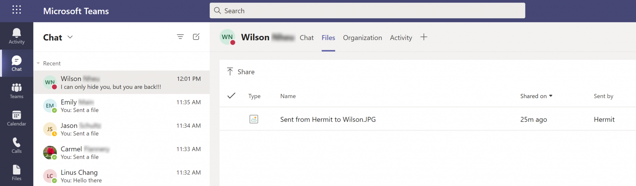 Where are files in Microsoft Teams stored, and how do you back them up