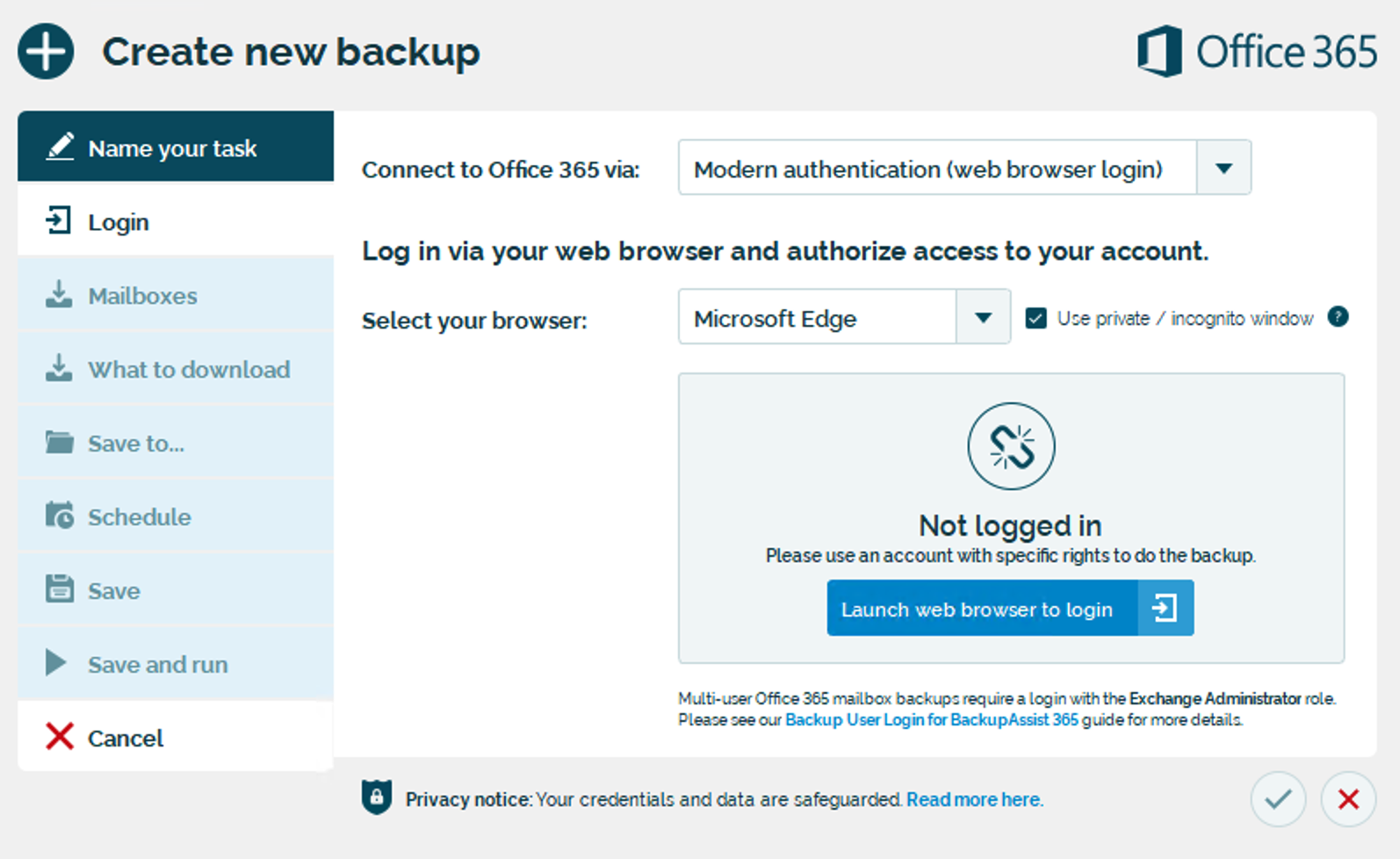 How to backup Office 365 from GoDaddy - Cyber Resilience Blog