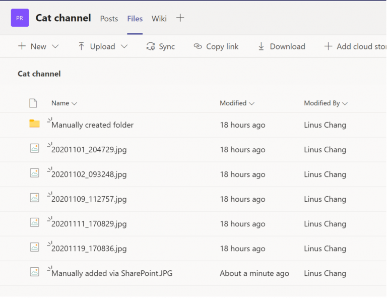 Where are files in Microsoft Teams stored, and how do you back them up