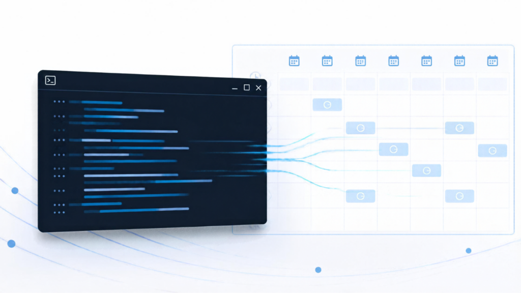 Commaxqnd-line backup process sending data to a scheduled cloud-based system